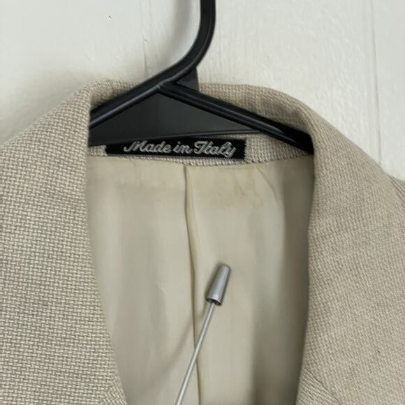 Valentino Neiman Marcus Blazer 37R Linen Cotton Classic Fit Mens Sport Coat - Picture 7 of 16